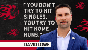 David Lowe is hitting for a home run!