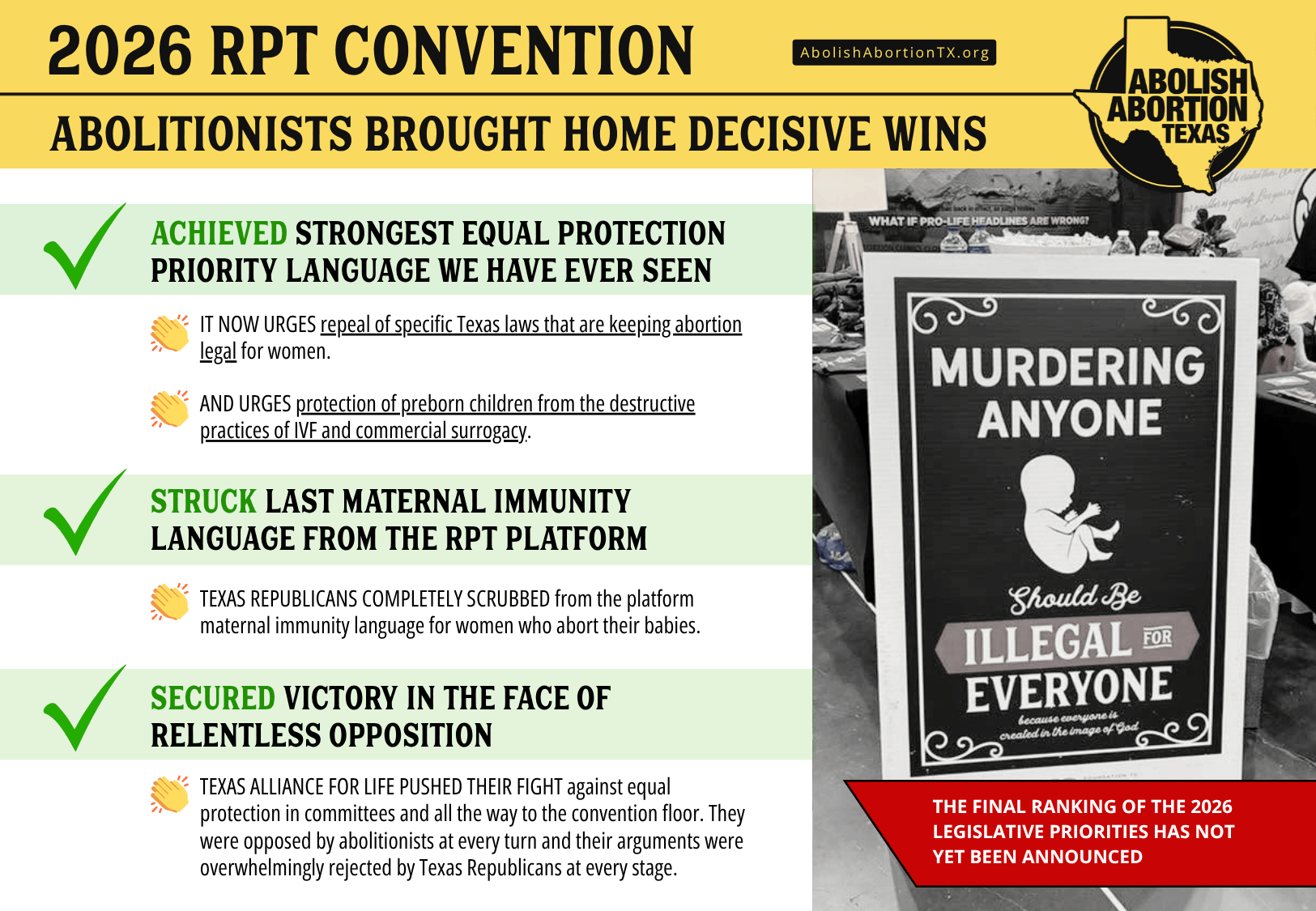 2026 RPT Convention Victories