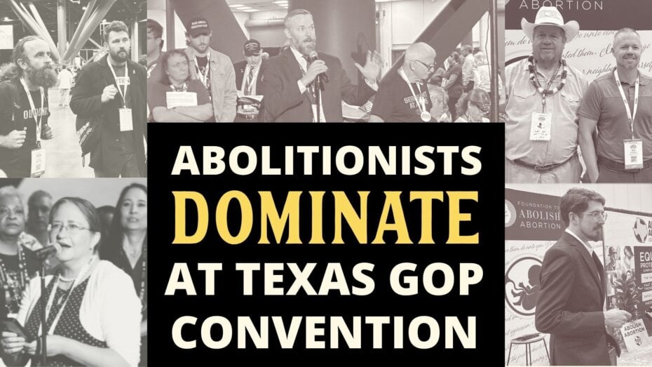 Abolitionists Dominate at Texas GOP Convention