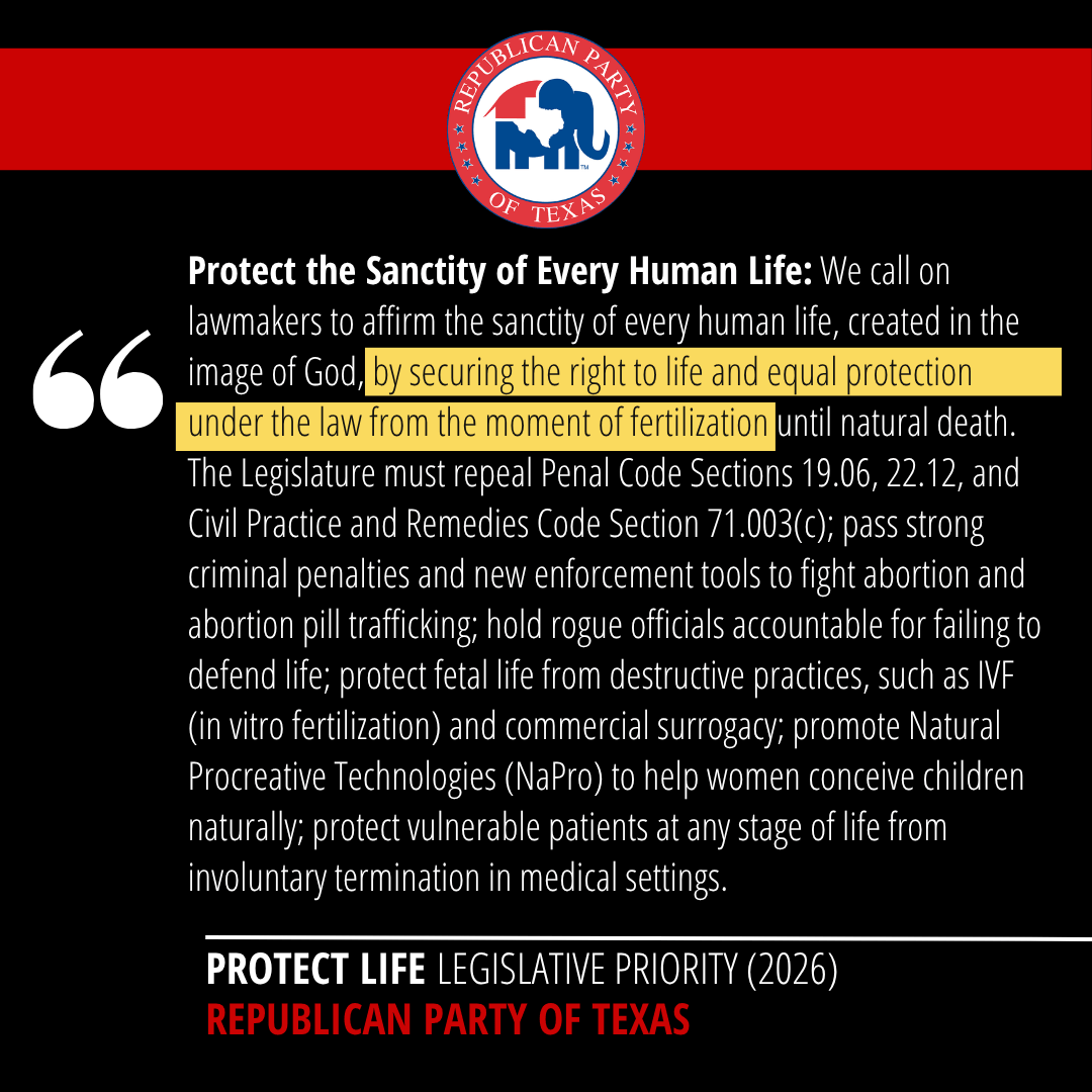2026 RPT Protect Life Legislative Priority